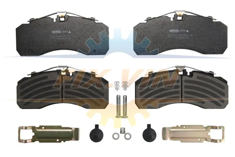 Комплект гальмівних колодок, дискове гальмо, WVA29253 PROTEC-S фрикційна суміш для причіпних осей BERAL BCV29253TK (фото 1)
