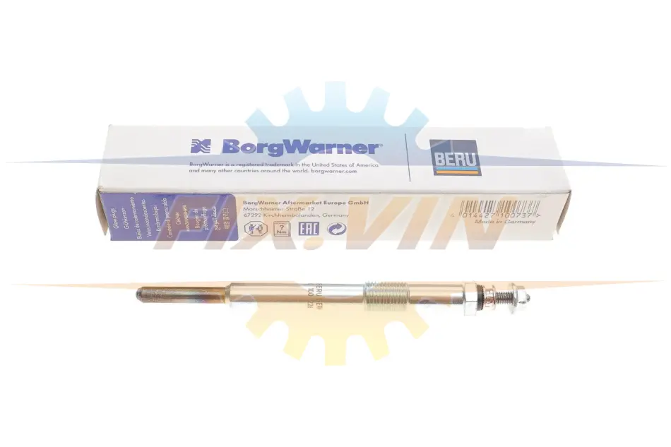 Свеча накаливания PSA 2.0-2.2 HDI 00-, FORD 2.0 TDCI 03- (пр-во) BERU GN054 (фото 1)