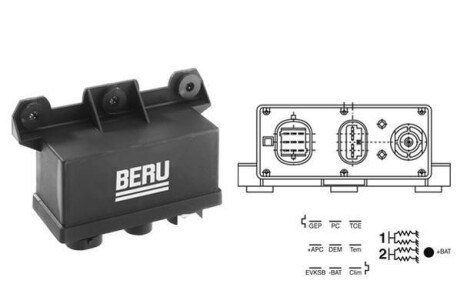 Реле свічок розжарювання BERU GR067