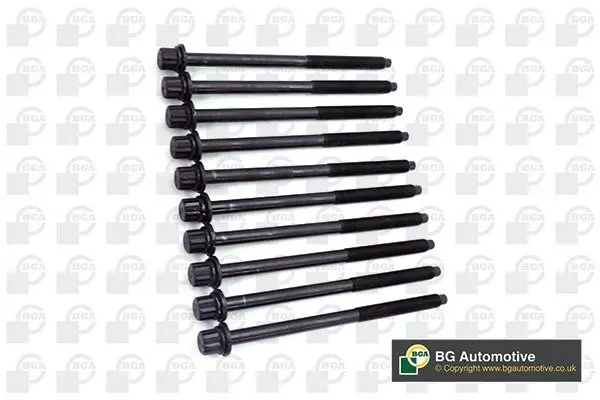 Комплект болтів з головкою системи TORX з чорного металу BGA BK2354 (фото 1)