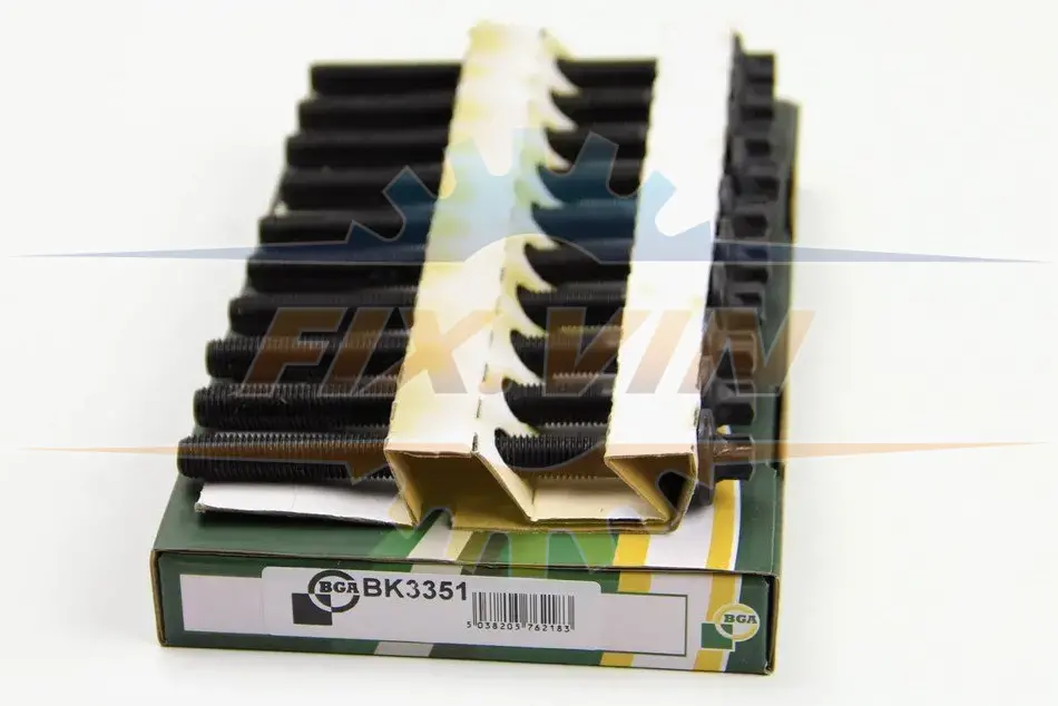 Комплект болтів з головкою системи TORX з чорного металу BGA BK3351 (фото 1)