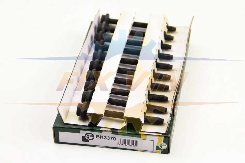 Комплект болтів з головкою системи TORX з чорного металу BGA BK3370 (фото 1)