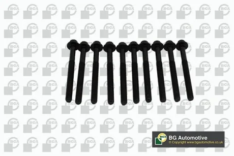 Комплект болтів з головкою системи TORX з чорного металу BGA BK3605