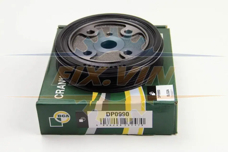 Шків колінвалу VOLVO S60/V70/XC70/XC90 2.4D 01- BGA DP0990 (фото 1)