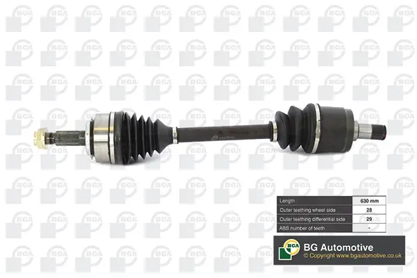Піввісь BGA DS2519L (фото 1)