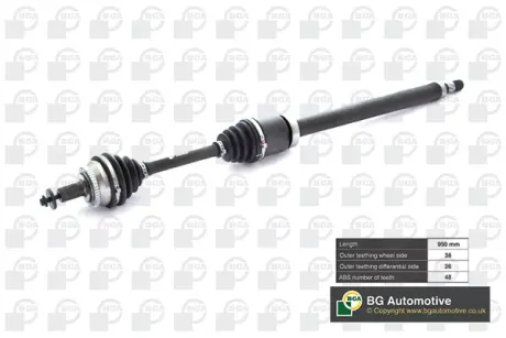 Піввісь BGA DS9706RA