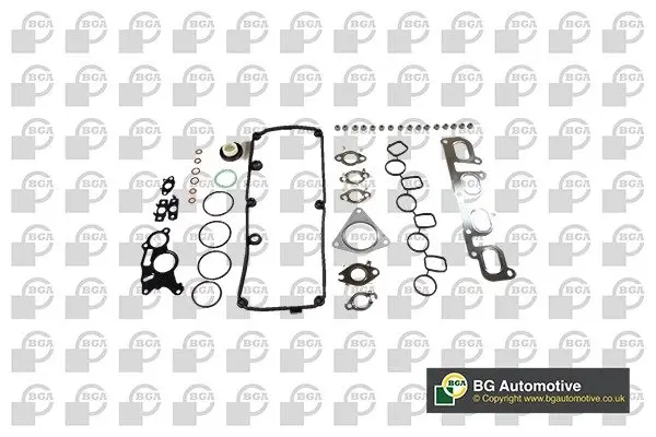 Комплект прокладок A4/A5/A6 2.0TDI 11- (верхній/без прокдладки ГРЦ) BGA HN0120 (фото 1)