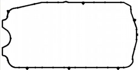 Прокладка клапанної кришки Logan/Clio/Sandero 1.2 05- BGA RC6568