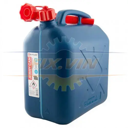 Каністра пластикова HDPE для палива 10л з лійкою Bi-Plast BP-310 (фото 1)
