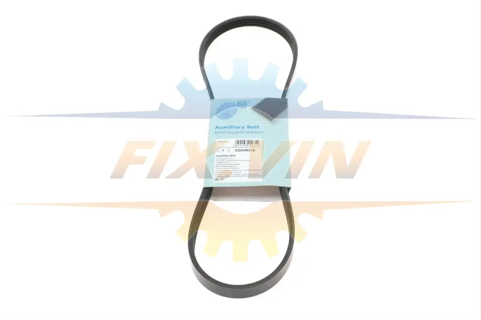 Ремінь генератора Fiat Fiorino/Nissan Primera 1.6 90-03/ Daewoo Matiz 0.8 98- BLUE PRINT AD04R915 (фото 1)