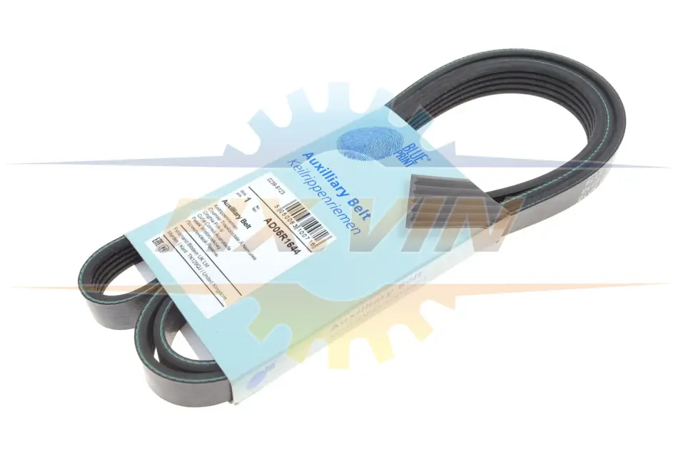 Ремінь генератора поліклиновий BLUE PRINT AD05R1644 (фото 1)