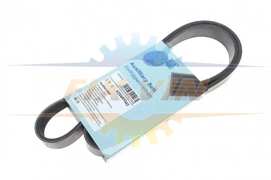 Ремінь генератора поліклиновий BLUE PRINT AD06R1042 (фото 1)