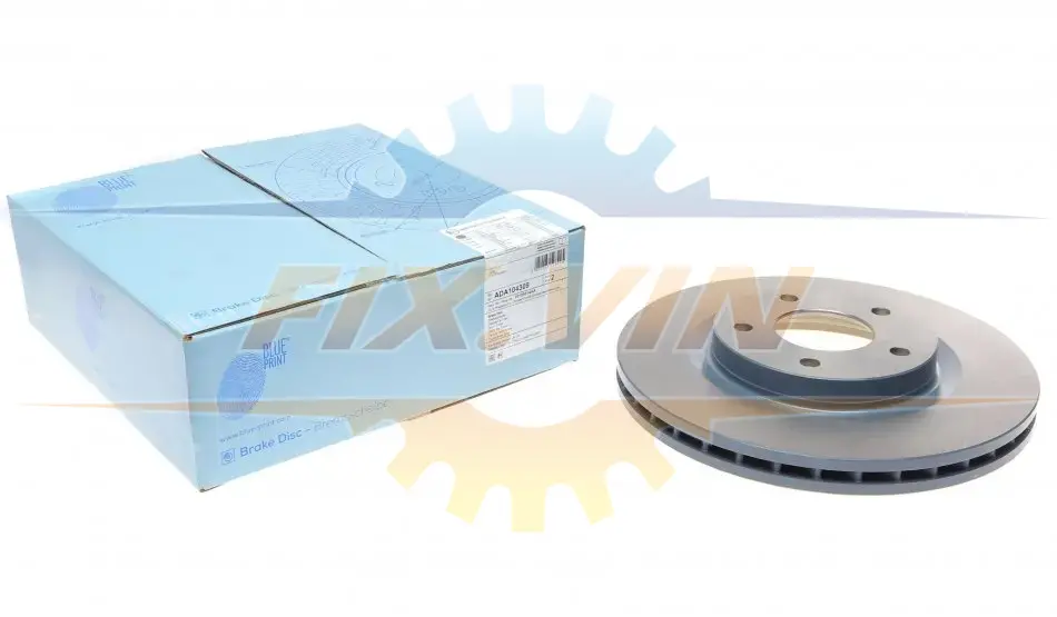 Диск гальмівний(к-т) BLUE PRINT ADA104309 (фото 1)