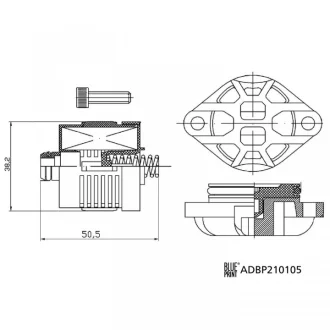 Автозапчасть BLUE PRINT ADBP210105