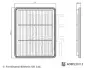 Повітряний фільтр BLUE PRINT ADBP220112 (фото 3)