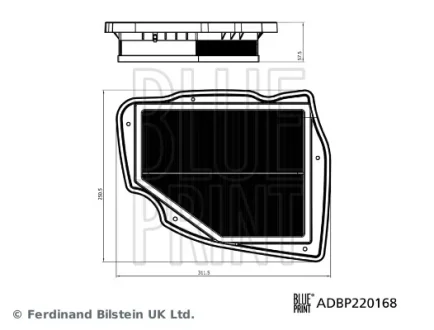 Blue Print Повітряний фільтр BLUE PRINT ADBP220168