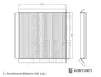 Blue Print Фільтр, повітря у салоні BLUE PRINT ADBP250072 (фото 1)