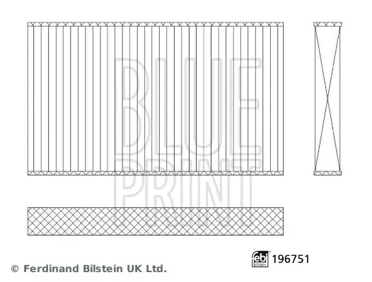 Blue Print Фільтр, повітря у салоні BLUE PRINT ADBP250119 (фото 1)