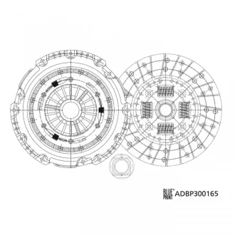 Blue Print Комплект зчеплення BLUE PRINT ADBP300165