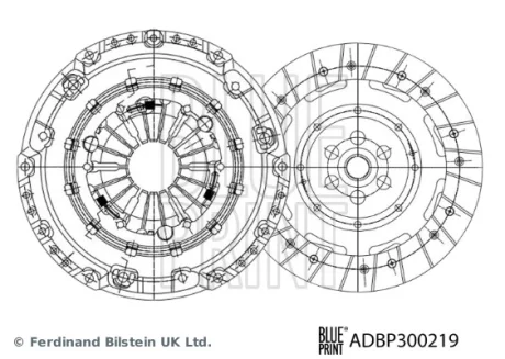 Blue Print Комплект зчеплення BLUE PRINT ADBP300219