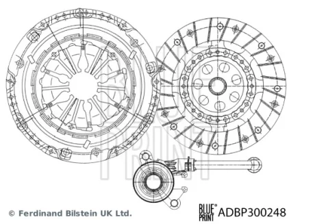 Blue Print Комплект зчеплення BLUE PRINT ADBP300248