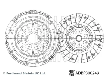 Blue Print Комплект зчеплення BLUE PRINT ADBP300249