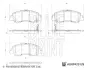 Комплект гальмівних колодок BLUE PRINT ADBP420128 (фото 2)