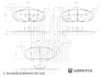 Blue Print Комплект гальмівних накладок, дискове гальмо BLUE PRINT ADBP420133 (фото 1)