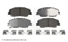 Комплект тормозных колодок передн с шумопоглощающей накладкой ISUZU D-MAX III 1.9D 11.19- BLUE PRINT ADBP420136 (фото 1)