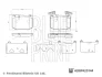 Колодки тормозные передние Mercedes C W205 / E W213 / GLC X253 BLUE PRINT ADBP420144 (фото 1)