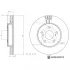 Диск гальмівний (передній) Toyota Corolla 18- (282x25) (вентильований) BLUE PRINT ADBP430072 (фото 3)