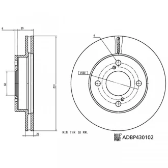 Автозапчасть BLUE PRINT ADBP430102