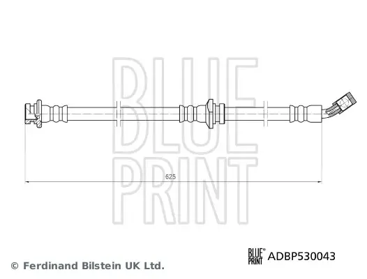 Гальмівна трубка BLUE PRINT ADBP530043 (фото 1)