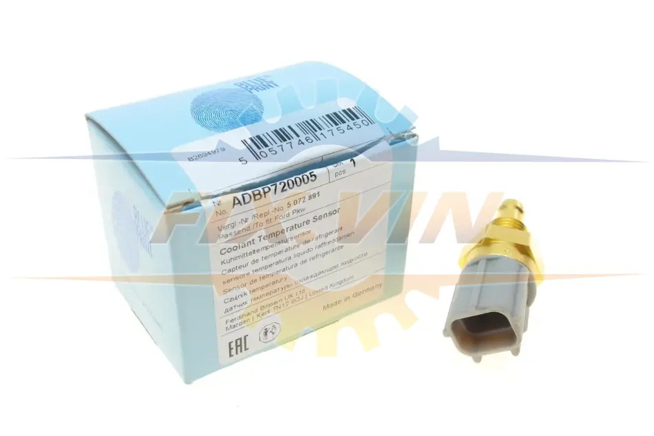 Датчик температури охолоджуючої рідини BLUE PRINT ADBP720005 (фото 1)