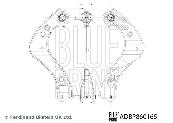 Blue Print Важіль підвіски, підвіска коліс BLUE PRINT ADBP860165 (фото 1)