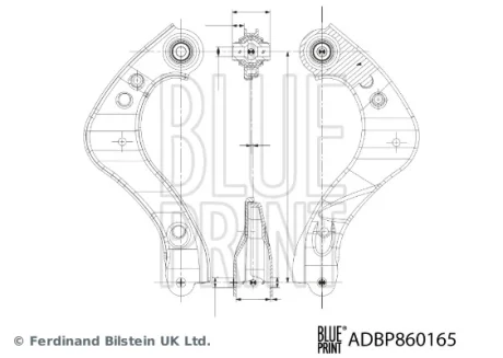 Blue Print Важіль підвіски, підвіска коліс BLUE PRINT ADBP860165