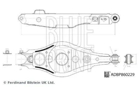 Важіль підвіски (Blue Print) BLUE PRINT ADBP860229