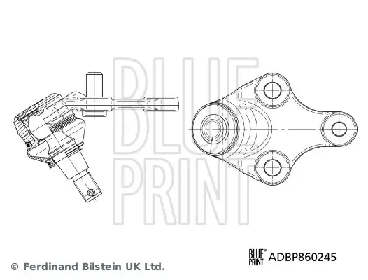 Blue Print Нижній/верхній кульовий шарнір BLUE PRINT ADBP860245 (фото 1)