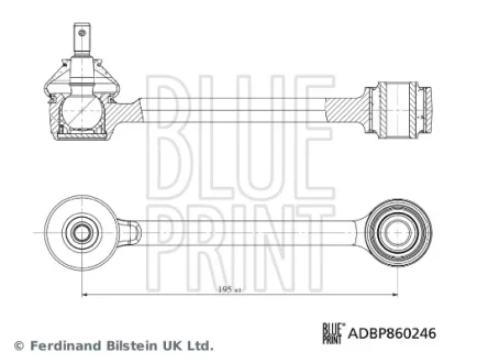 Blue Print Важіль підвіски, підвіска коліс BLUE PRINT ADBP860246