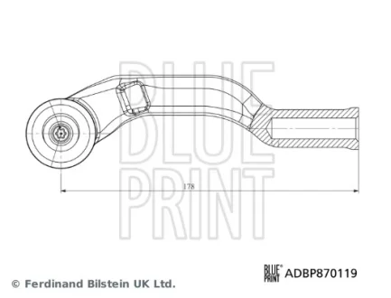 Blue Print Наконечник, поперечна кермова тяга BLUE PRINT ADBP870119