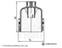 Blue Print Кришка, корпус оливного фільтра BLUE PRINT ADBP990030 (фото 3)