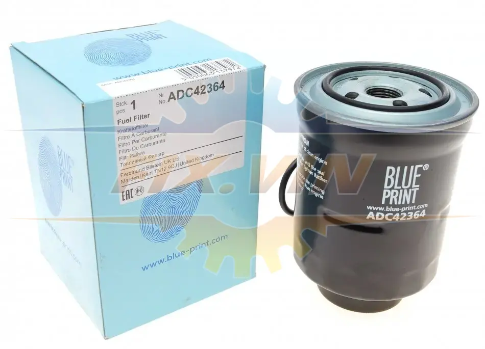 Фільтр палива з ущільнюючим кільцем BLUE PRINT ADC42364 (фото 1)