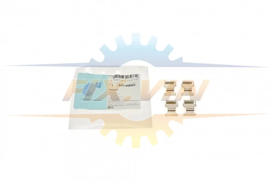 К-т встановлення колодок гальмівних BLUE PRINT ADC448603 (фото 1)