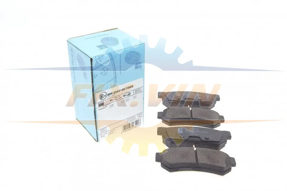 К-т колодок гальмівних BLUE PRINT ADG042152 (фото 1)
