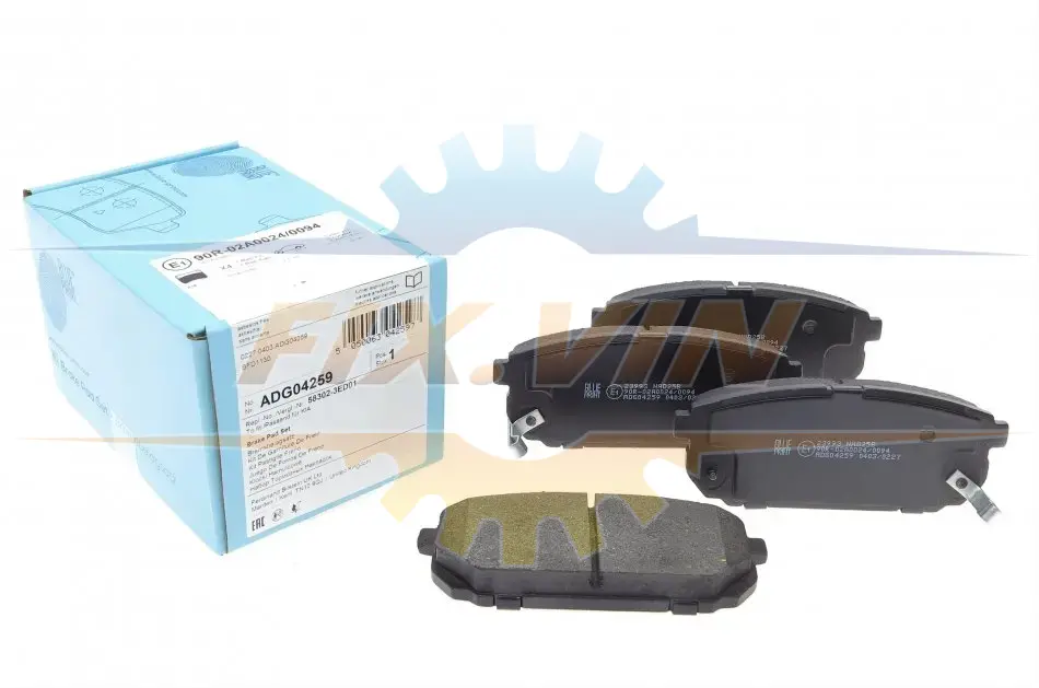 К-т колодок гальмівних BLUE PRINT ADG04259 (фото 1)