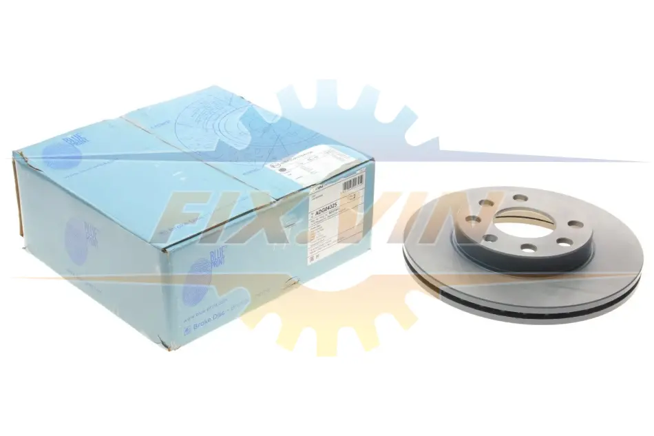 Диск гальмівний BLUE PRINT ADG04325 (фото 1)