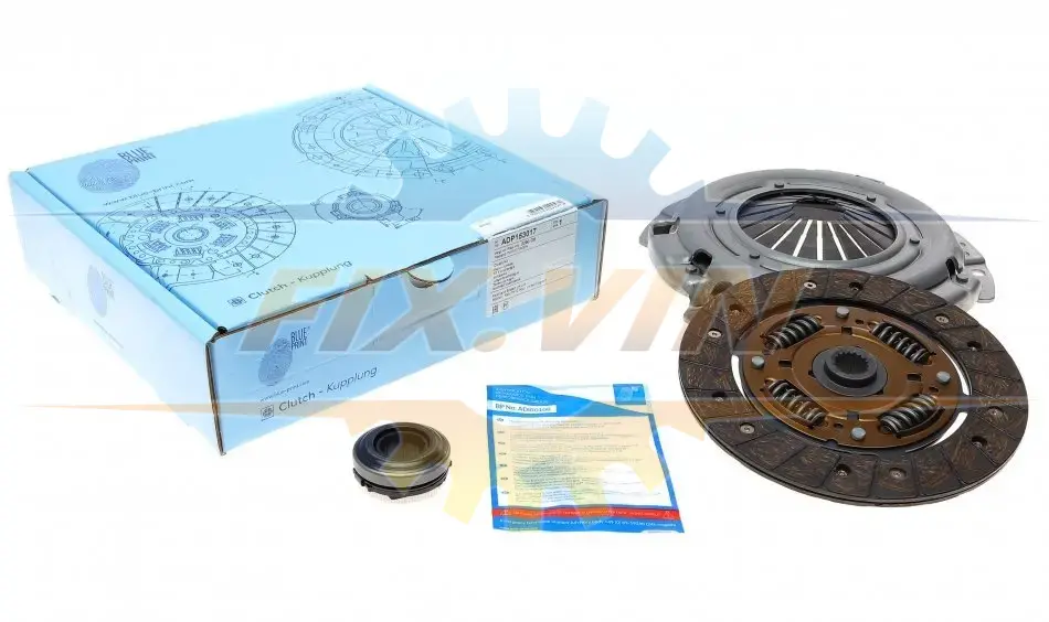 Комплект зчеплення Citroen Berlingo 1.9D 98-11 (d=200mm) (+вижимний) BLUE PRINT ADP153017 (фото 1)