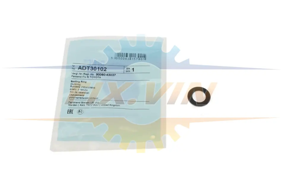 Кільце ущільнююче BLUE PRINT ADT30102 (фото 1)