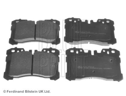 Blue Print Комплект гальмівних накладок, дискове гальмо BLUE PRINT ADT342192