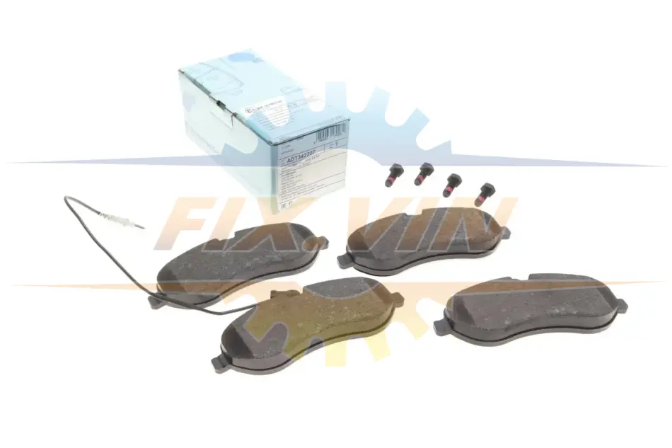 Колодки тормозные (передні) Fiat Scudo/Citroen Jumper/Peugeot Expert 1.6/2.0HDi 07- (с датчиком) BLUE PRINT ADT342207 (фото 1)